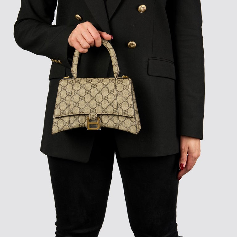 hautelemode on X: The depravity of the Gucci monogram Balenciaga Hourglass  bag is kind of making me love it?  / X