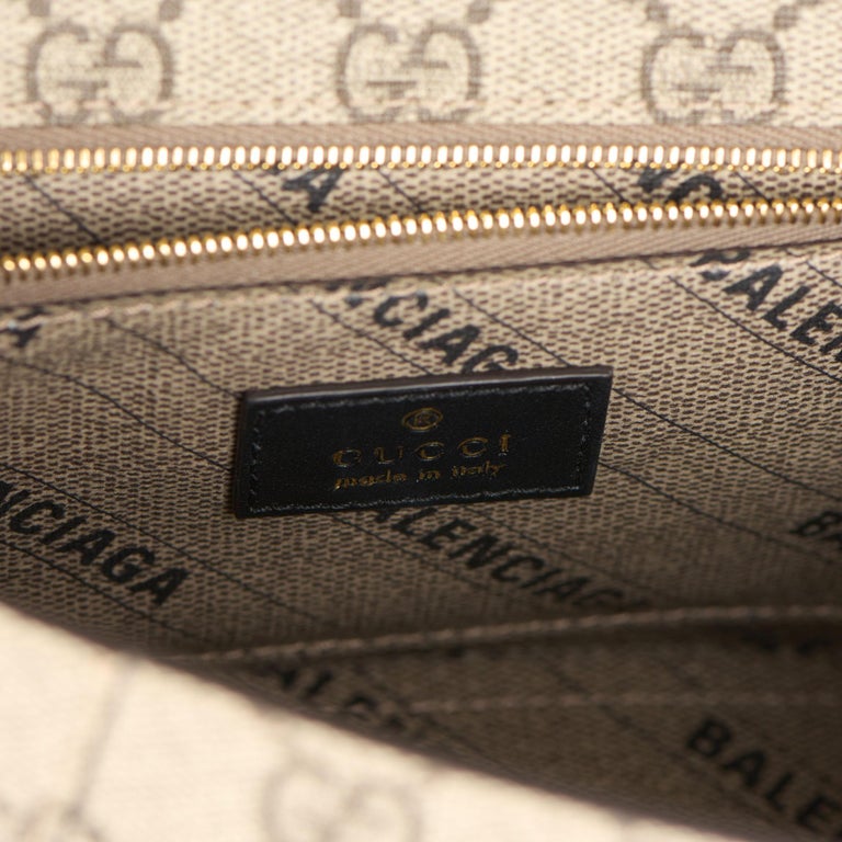 Hourglass cloth handbag Gucci X Balenciaga Beige in Cloth - 34159556