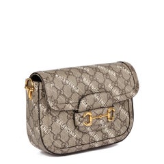 GUCCI x Balenciaga GG Supreme Canvas The Hacker Project Web Mini Horsebit 1955