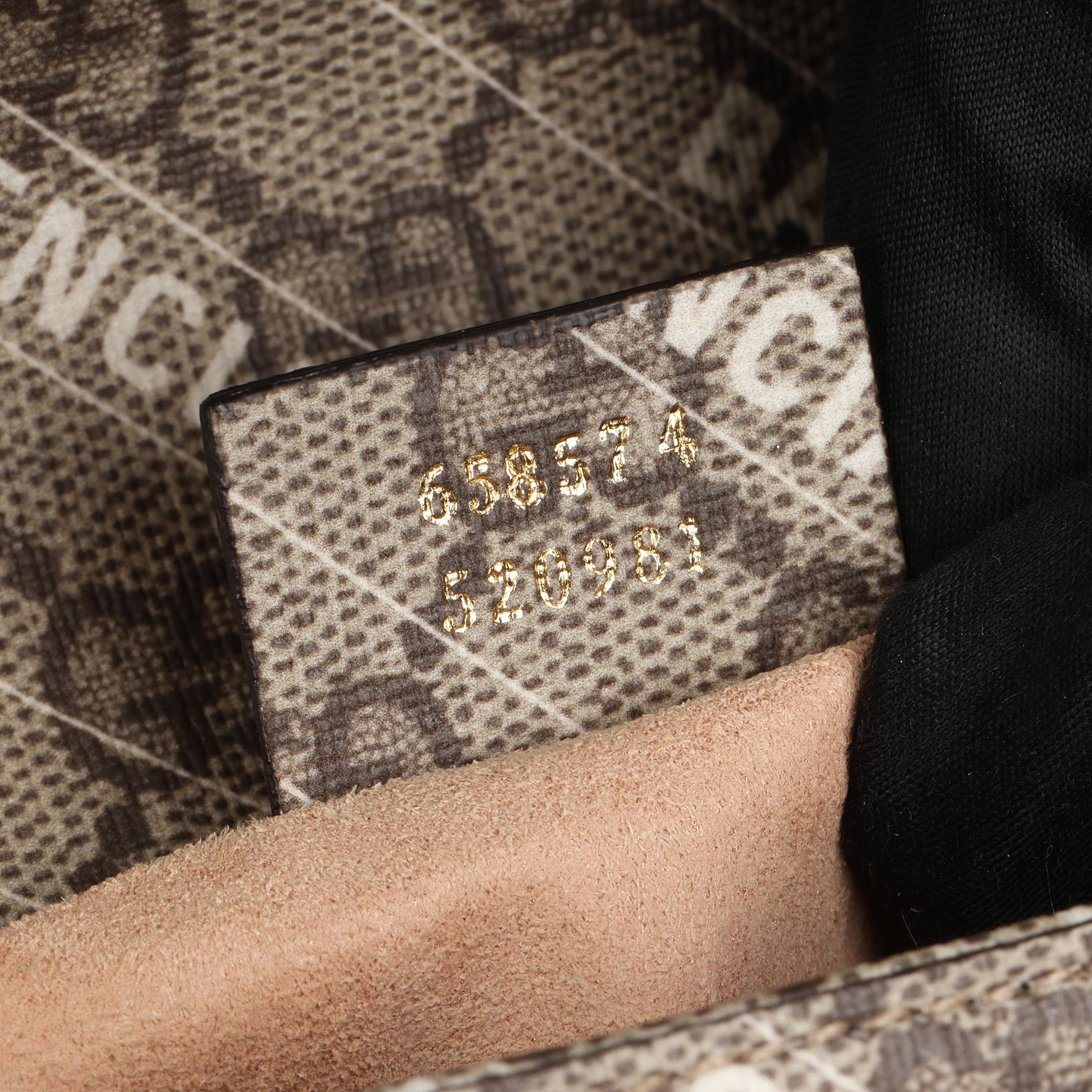 GUCCI x Balenciaga GG Supreme Canvas „The Hacker Project“ Web Mini-Pferdefäß 1955 im Angebot 4
