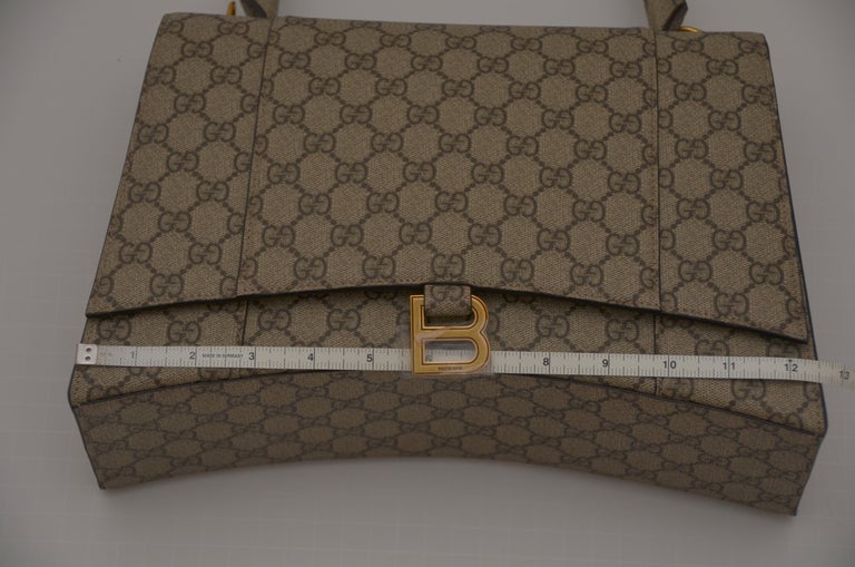 Gucci x Balenciaga Hack Aria GG Hourglass Bag MEDIUM SIZE Limited 