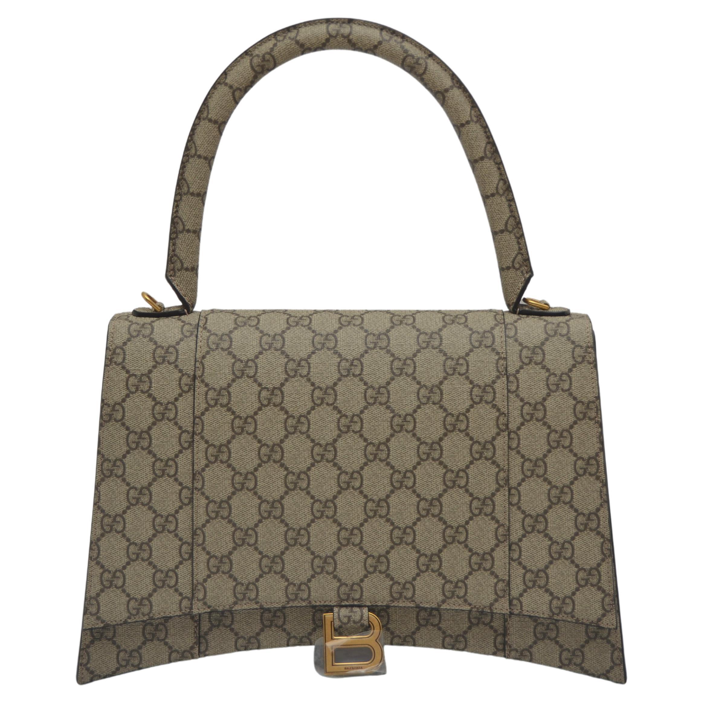 Gucci x Balenciaga Hack Aria GG Hourglass Bag MEDIUM SIZE Limited  Collection NEW at 1stDibs | balenciaga hourglass bag gucci, gucci balenciaga  bags, gucci balenciaga hack