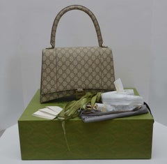Gucci x Balenciaga Hack Aria GG Hourglass Bag MEDIUM SIZE Limited Collection NEW