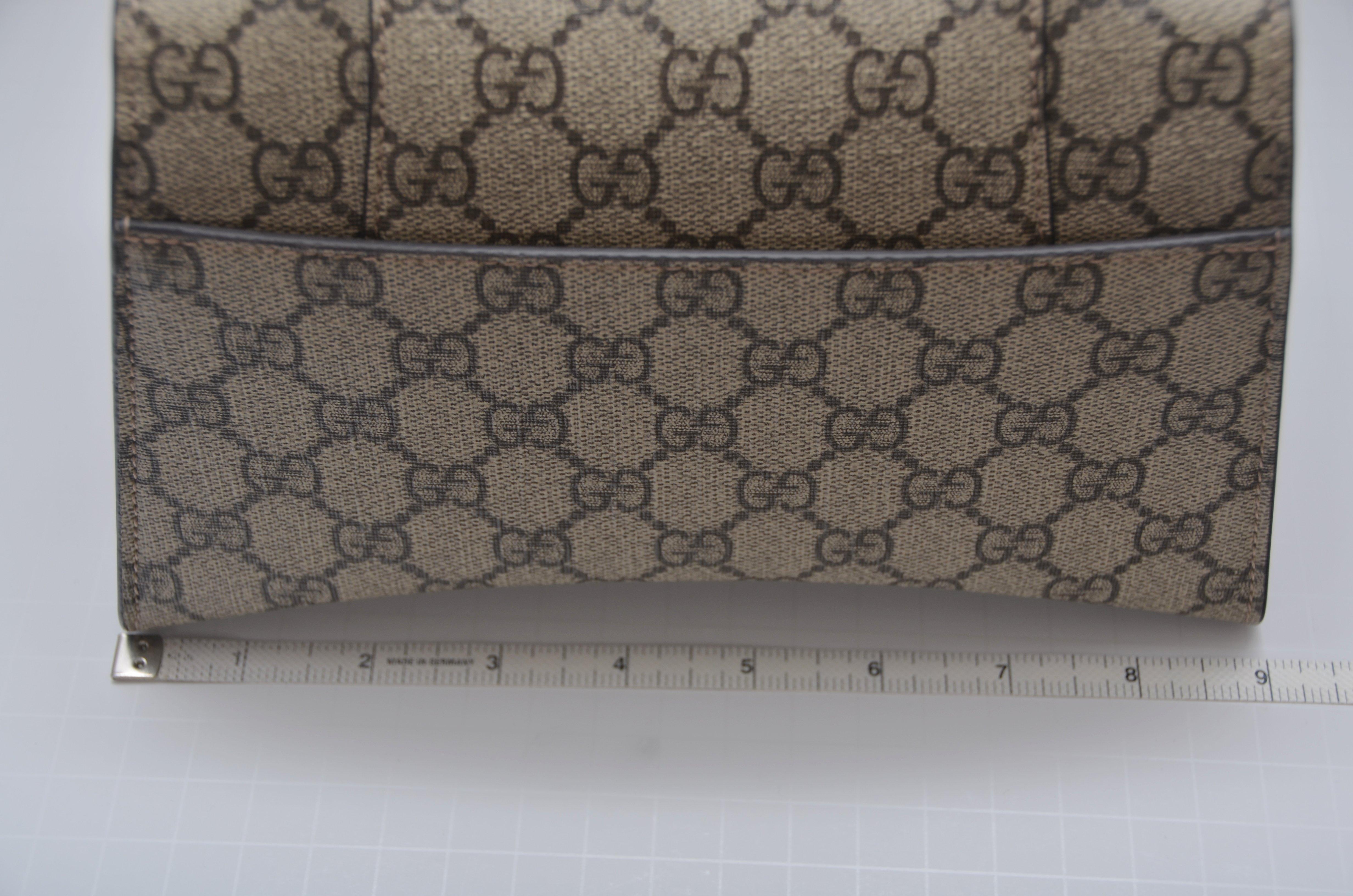 Gray Gucci X Balenciaga Hourglass Hacker Aria Supreme Canvas GG Logo Small Bag NEW  For Sale