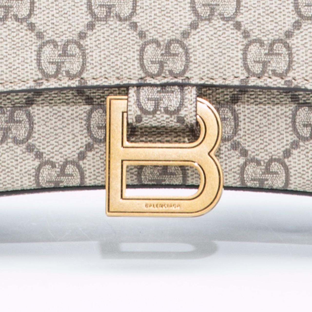 Gucci x Balenciaga The Hacker Project Hourglass Bag Medium (681696) For Sale 3