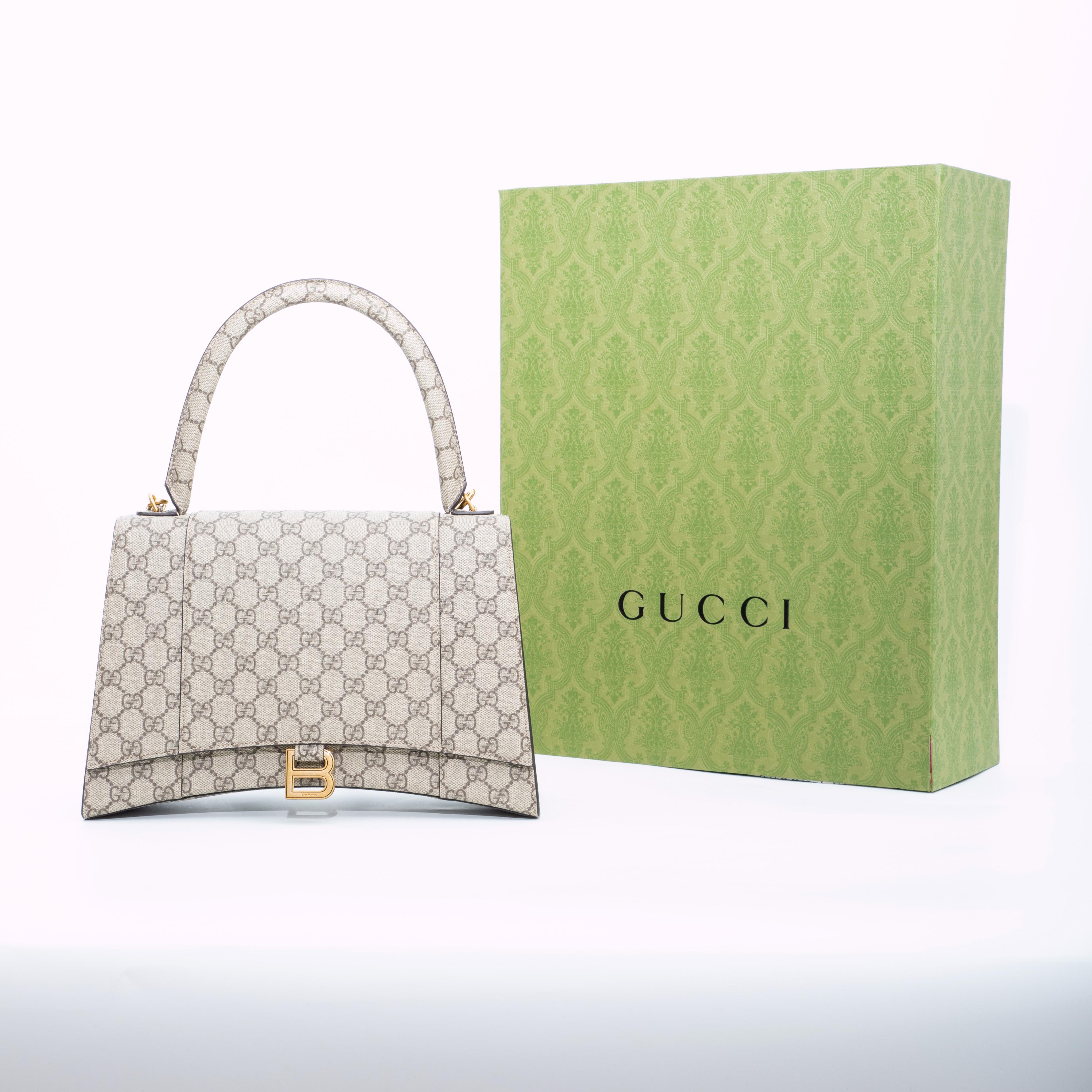 Gucci x Balenciaga The Hacker Project Hourglass Bag Medium (681696) For Sale 1