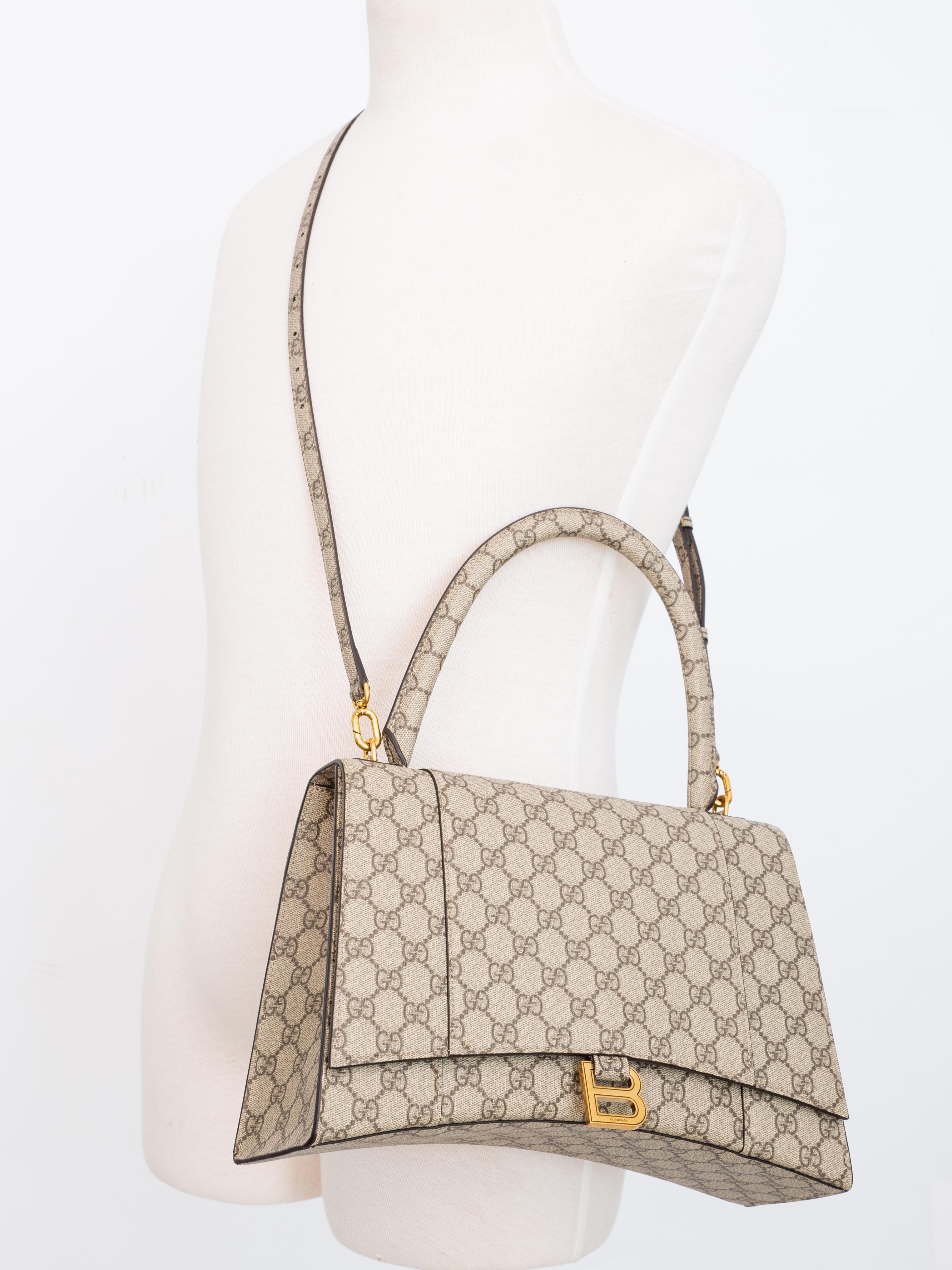 Gucci x Balenciaga The Hacker Project Hourglass Bag Medium (681696) For Sale 2