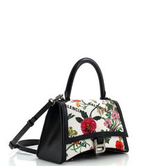 Gucci x Balenciaga The Hacker Project Hourglass Top Handle Bag Flora Canvas