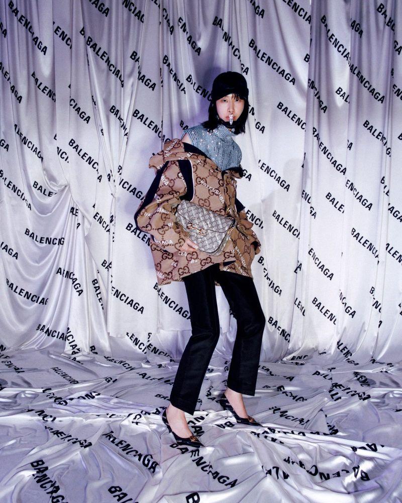 GUCCI X BALENCIAGA The Hacker Project Jumbo GG Jacke GRÖSSE 38 Neu mit Etiketten im Zustand „Neu“ in New York, NY