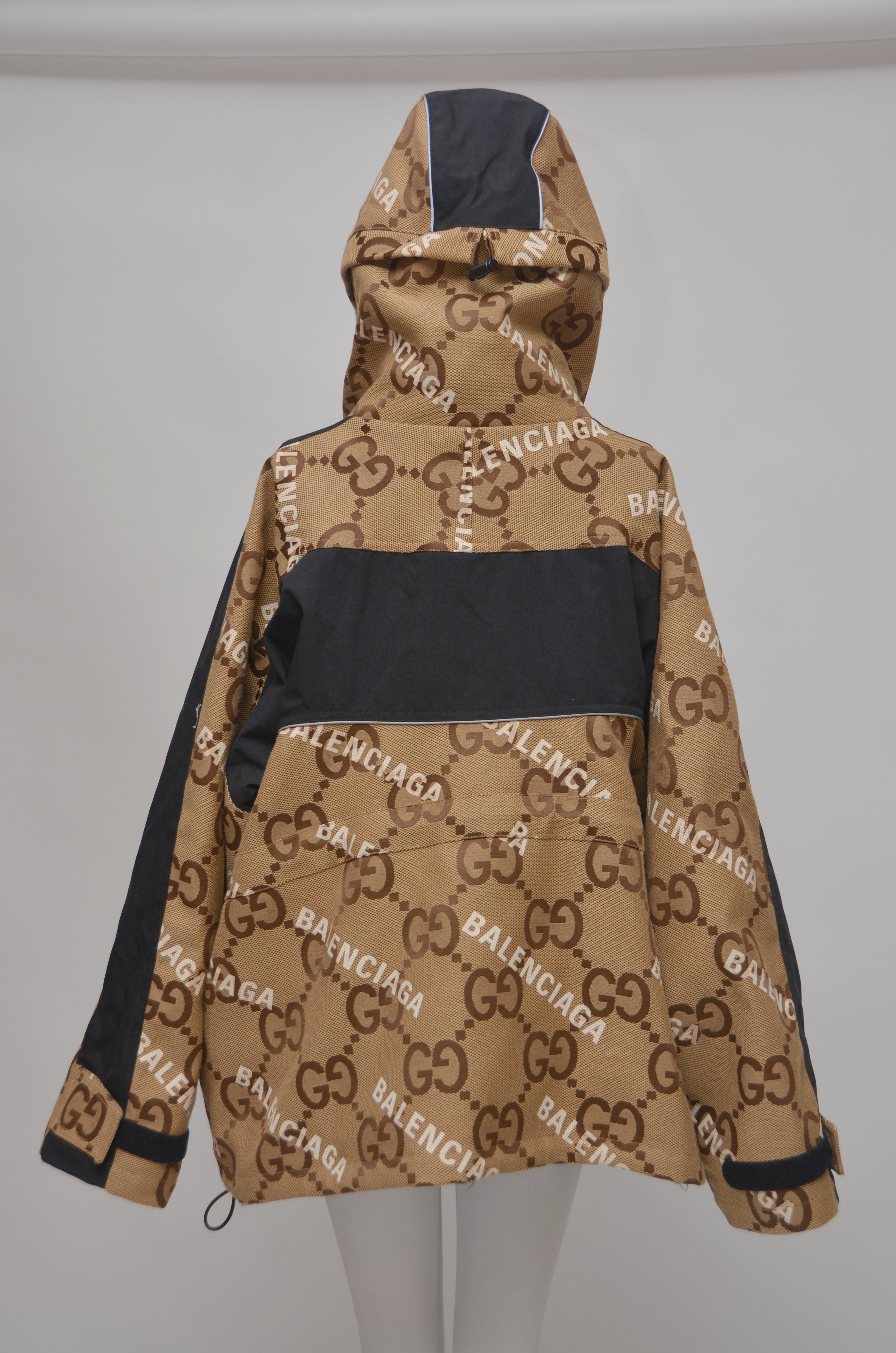 GUCCI X BALENCIAGA The Hacker Project Jumbo GG Jacke GRÖSSE 38 Neu mit Etiketten 2