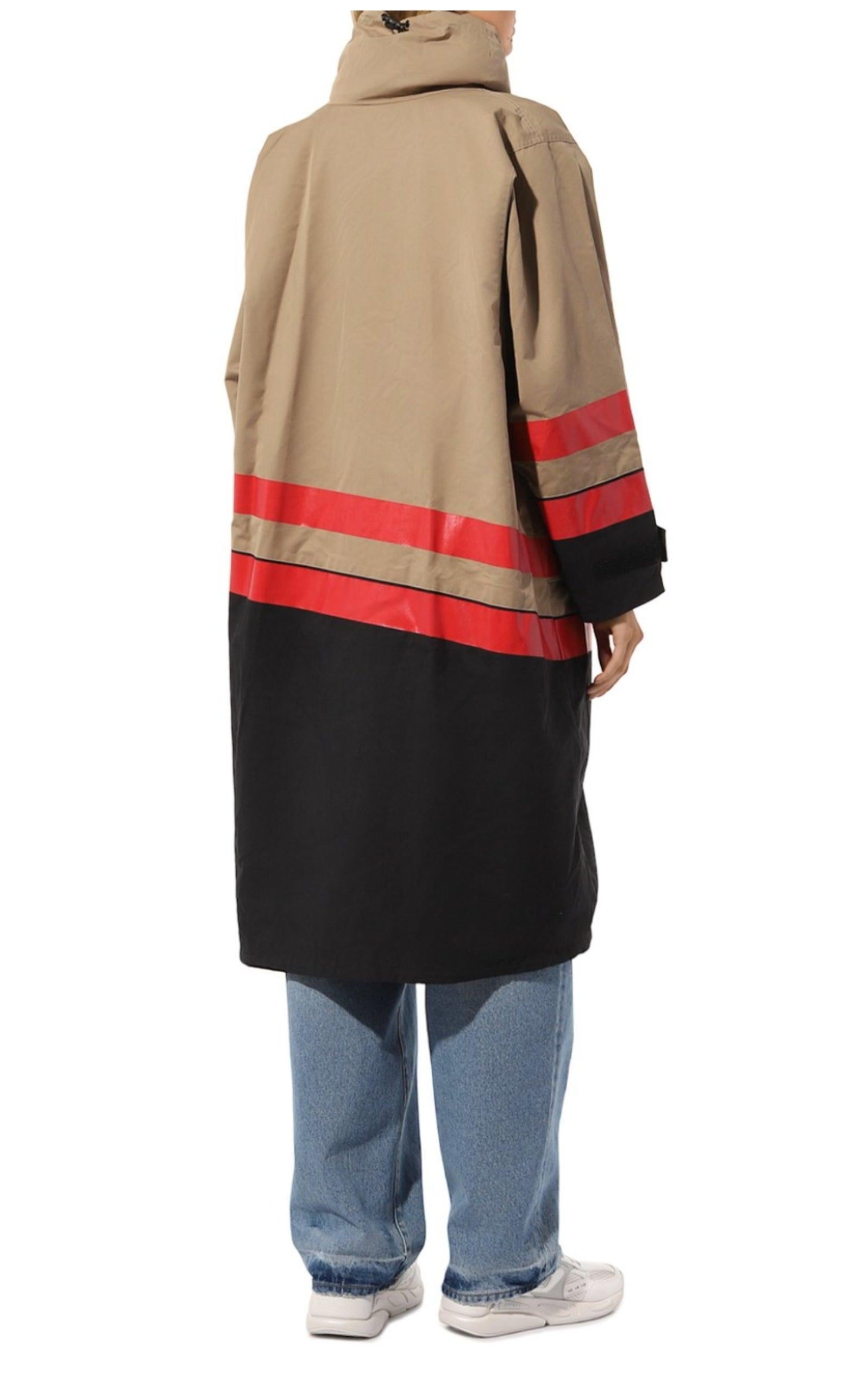Marron Gucci x Balenciaga The Hacker - Parka en sergé de coton technique  IT 42 en vente