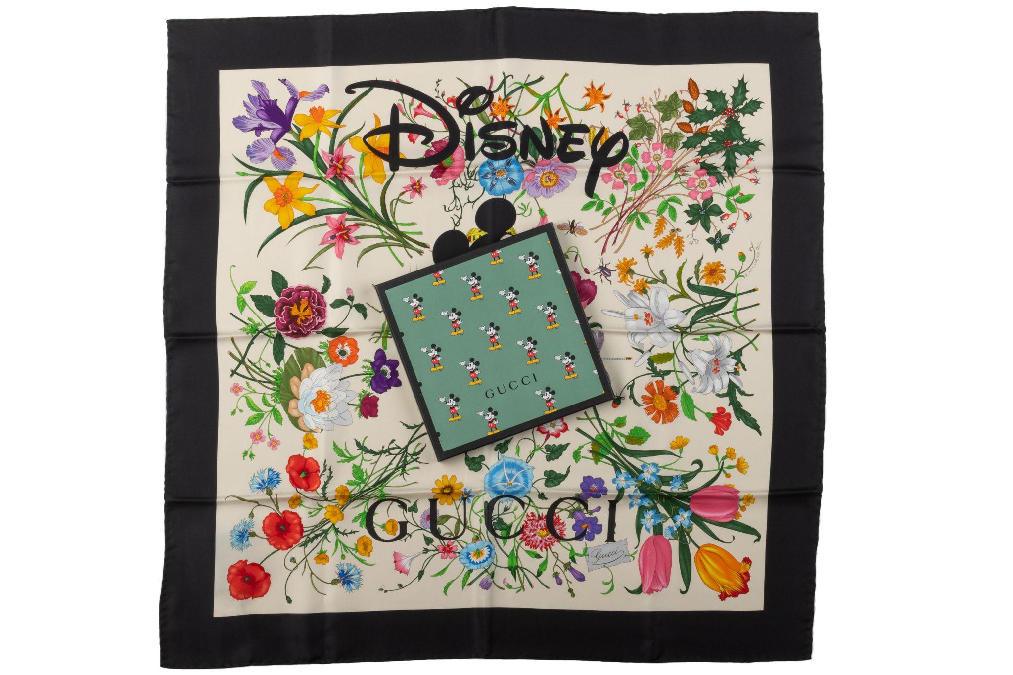 Gucci + Disney Printed Silk Twill Scarf at 1stDibs