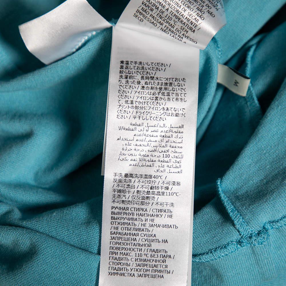 Gucci x Disney Blue Cotton printed Short Sleeve T-Shirt M For Sale 6