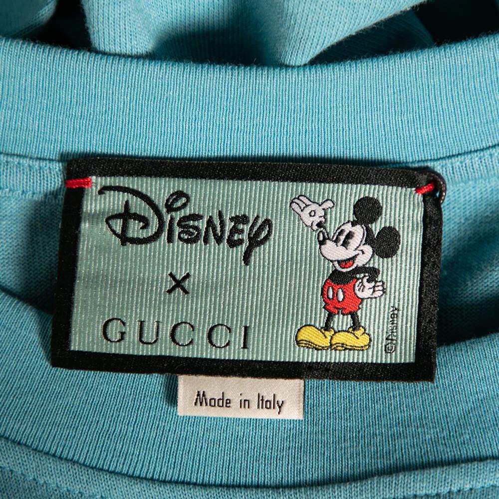 Gucci x Disney Blue Cotton printed Short Sleeve T-Shirt M 1