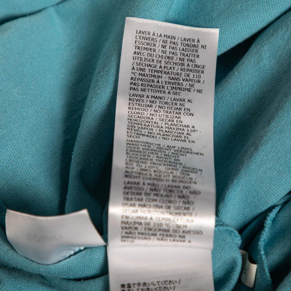 Gucci x Disney Blue Cotton printed Short Sleeve T-Shirt M For Sale 3