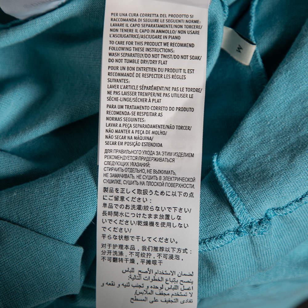 Gucci x Disney Blue Cotton printed Short Sleeve T-Shirt M For Sale 5