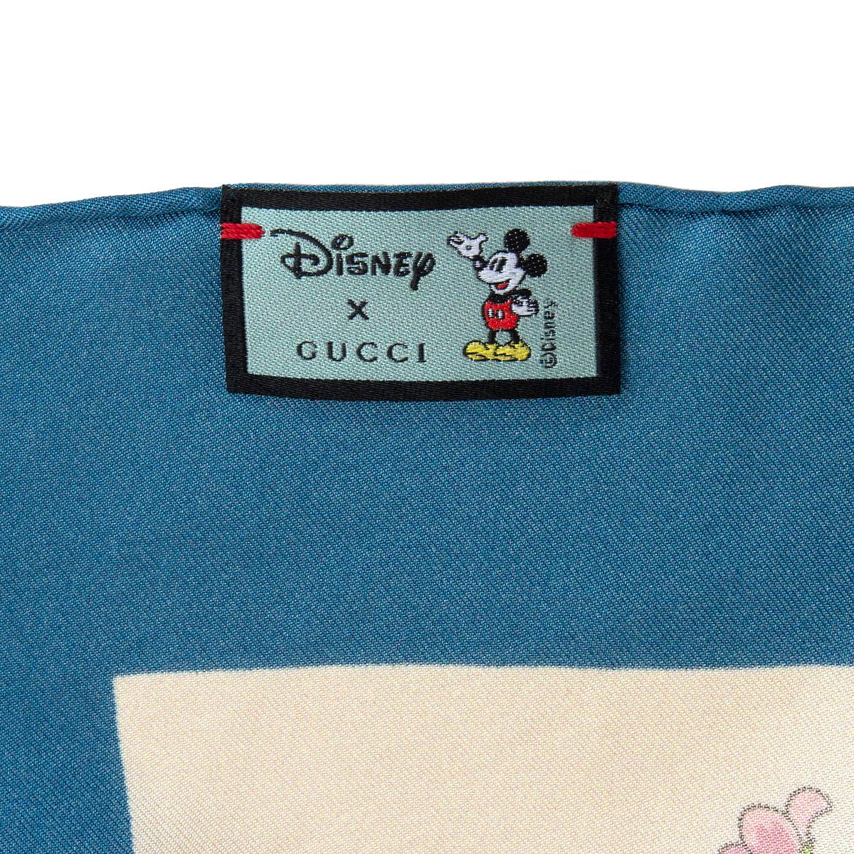 gucci mickey mouse silk scarf