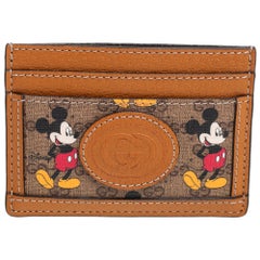 Gucci x Disney GG Supreme Monogram Canvas And Leather Mickey Mouse Card Holder
