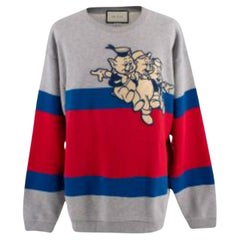 Gucci x Disney Grey '3 Little Pigs' Sweatshirt