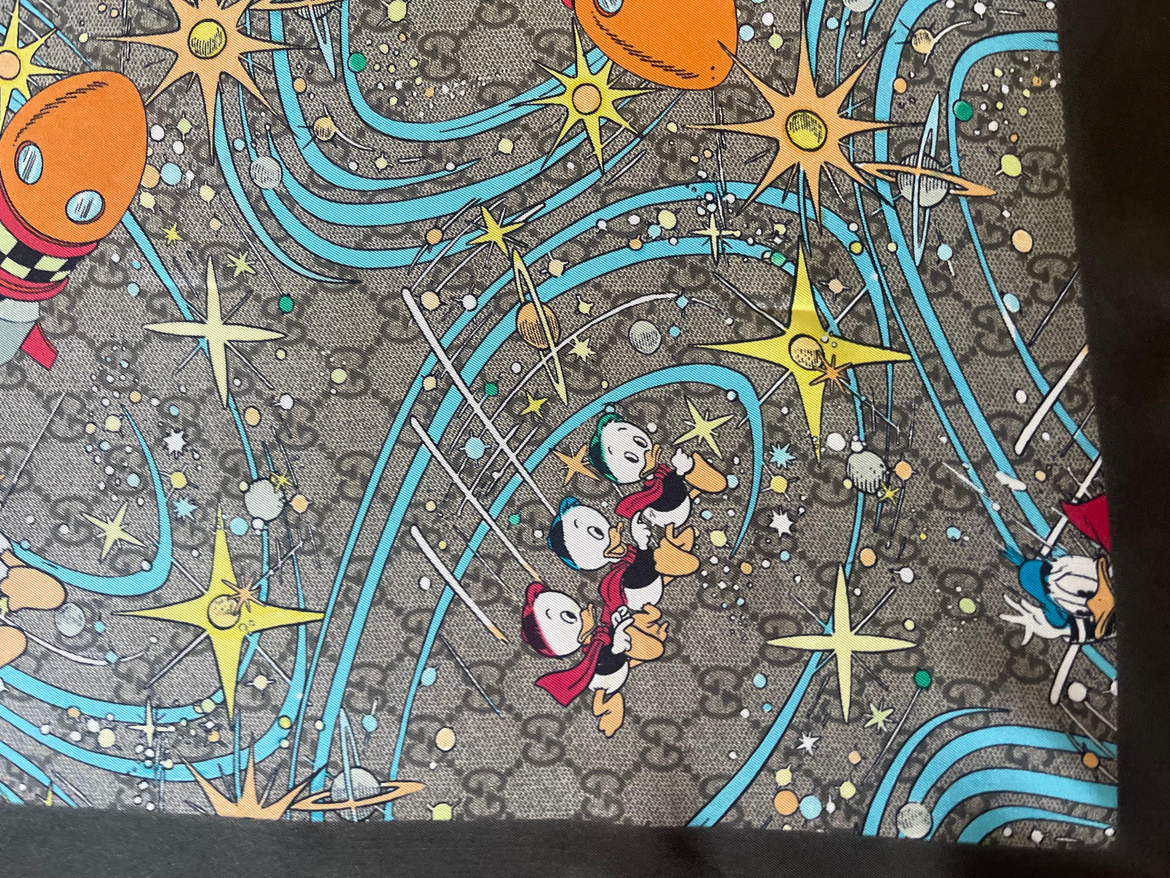 Pañuelo de seda Gucci x Disney Edición Limitada en venta 1