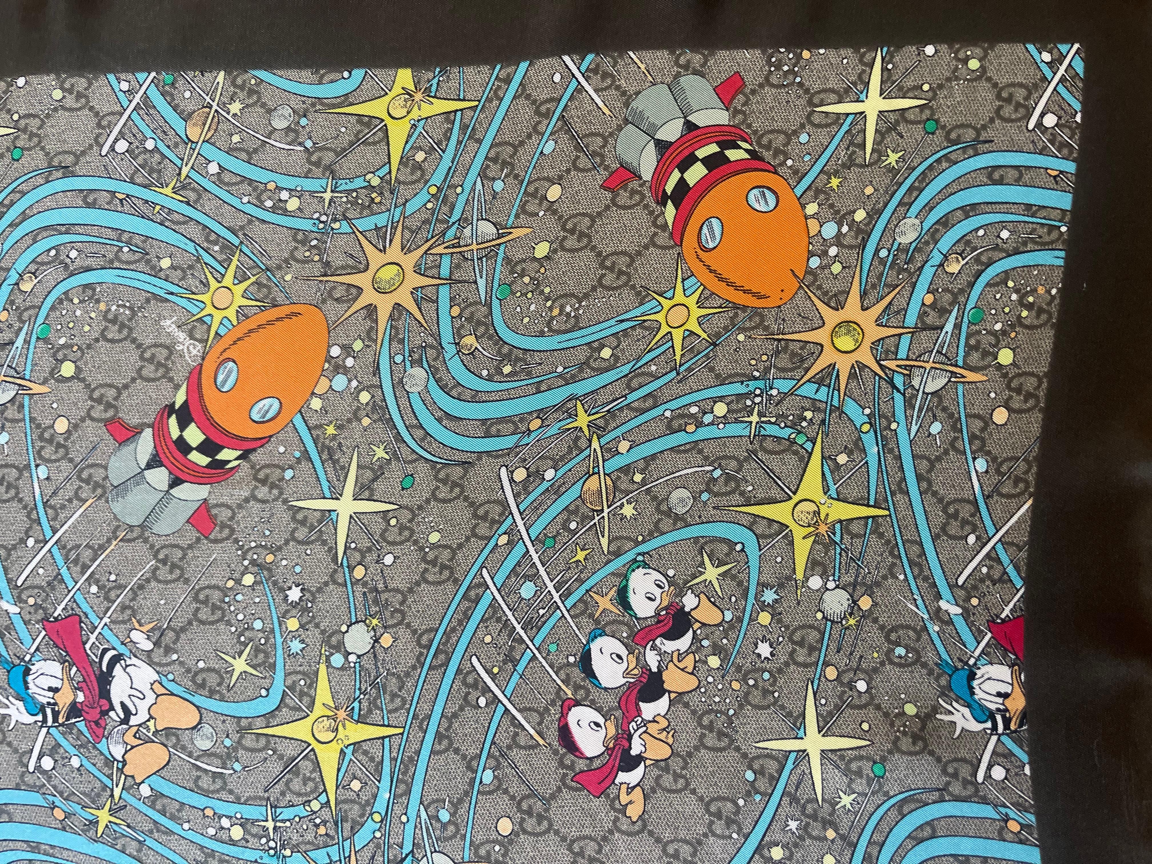 Pañuelo de seda Gucci x Disney Edición Limitada en venta 2