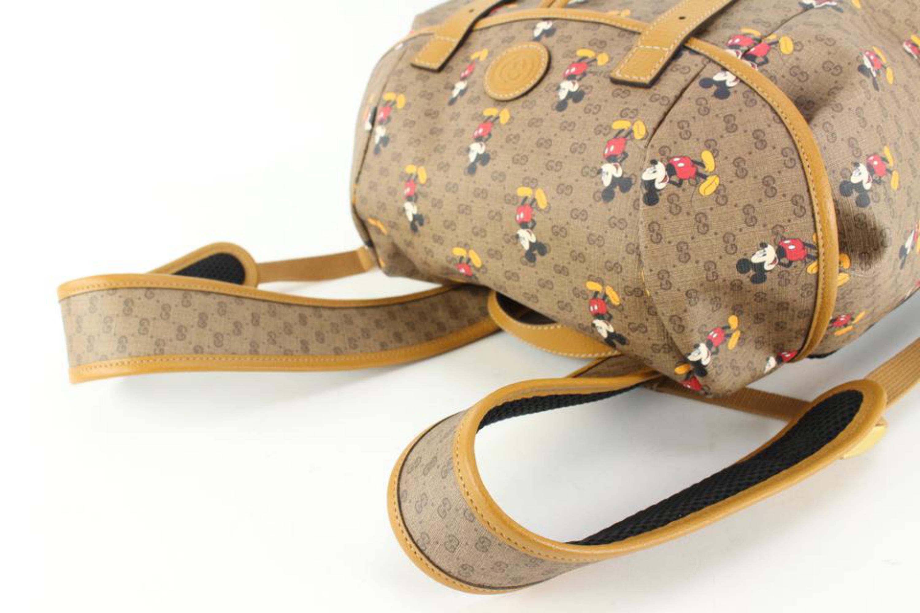 Women's Gucci X DISNEY Mini GG Supreme Monogram Mickey Mouse Medium Backpack 84gk513