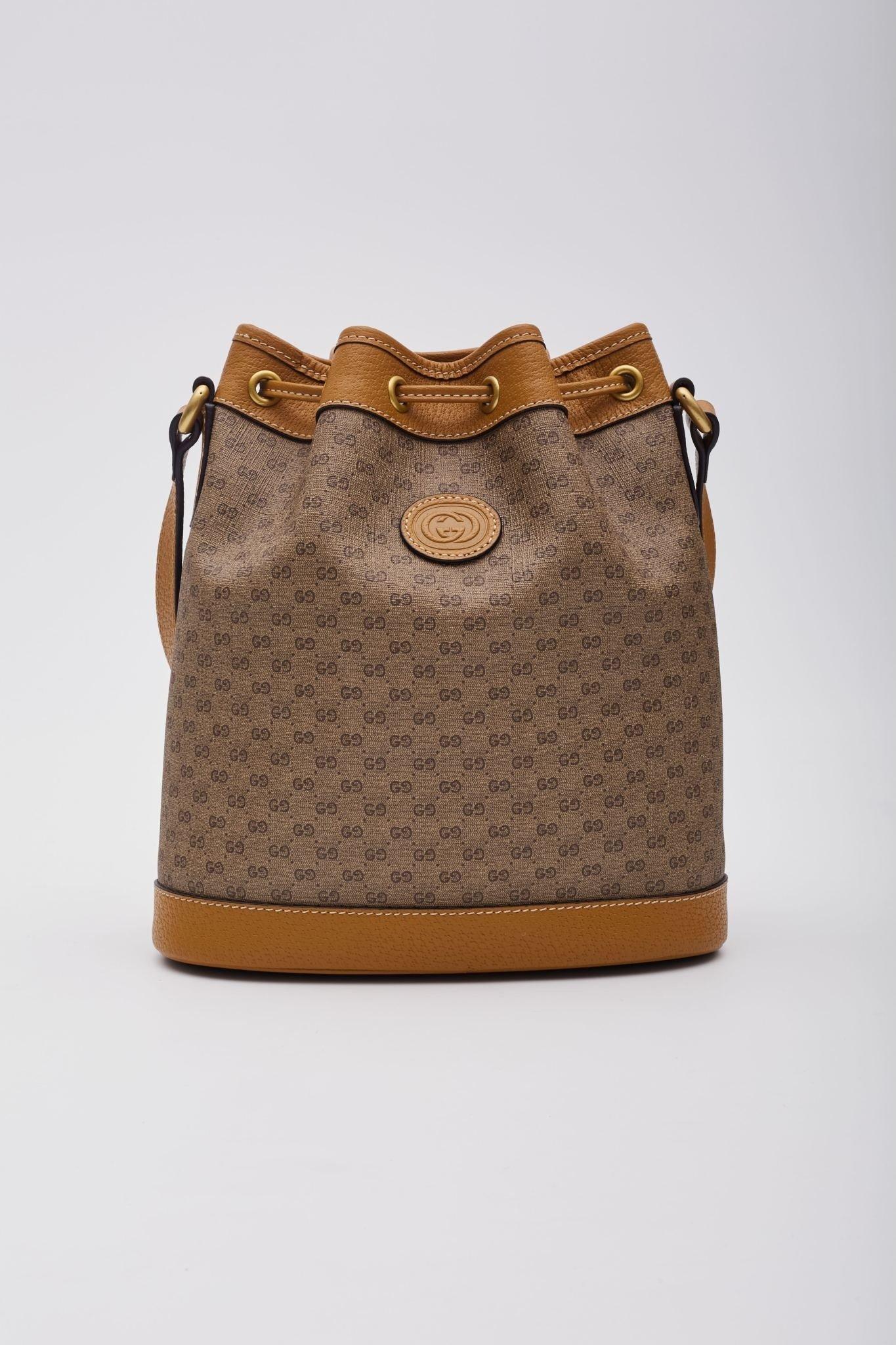 Women's Gucci X Disney Monogram Mickey Mouse Bucket Bag Small