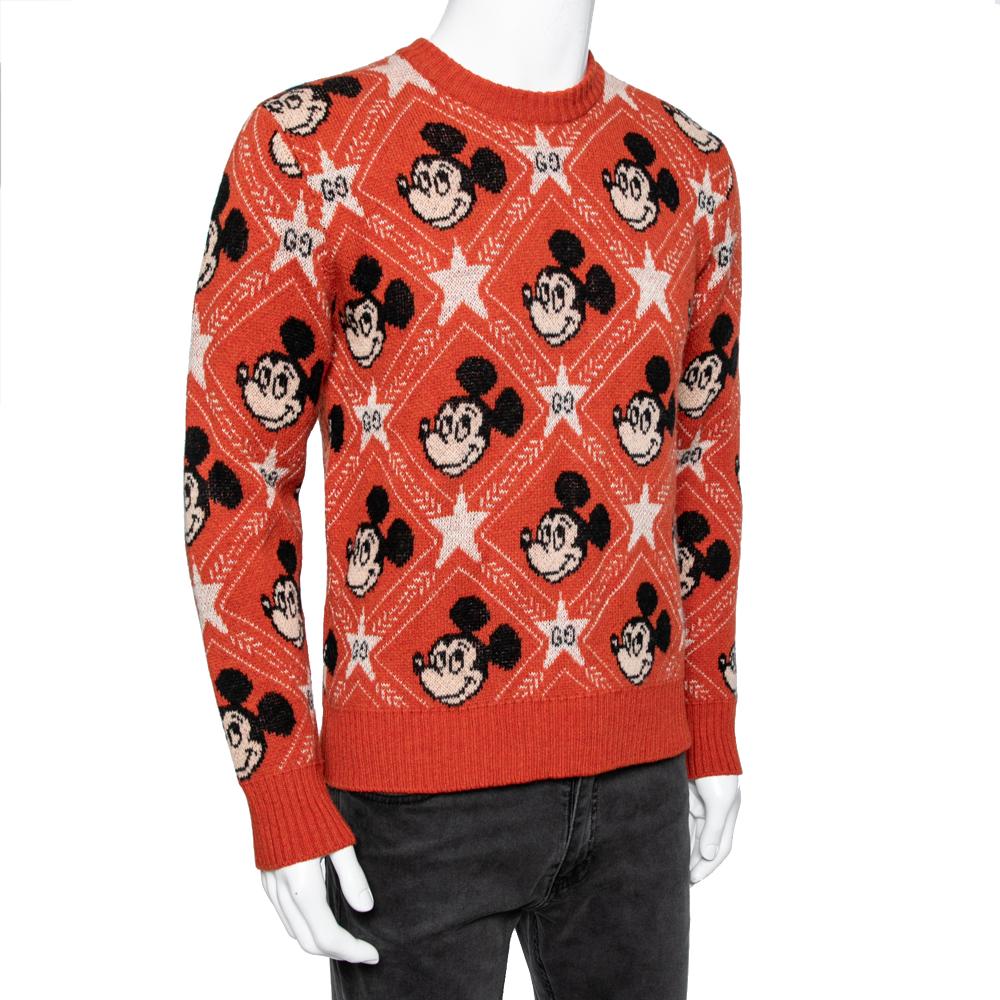 gucci x disney mickey mouse sweater