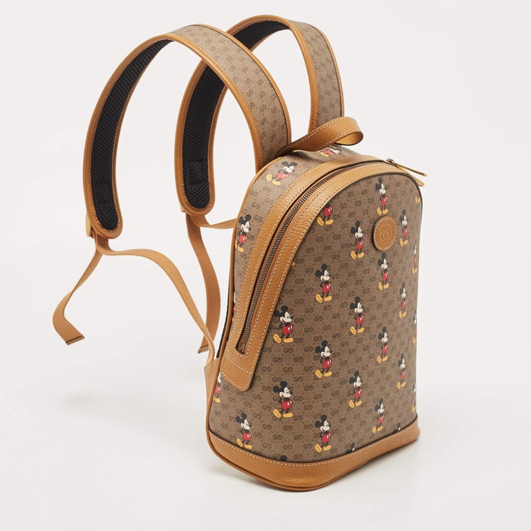 Gucci Disney Collaboration Micro GG Shoulder Bag Mickey Mouse