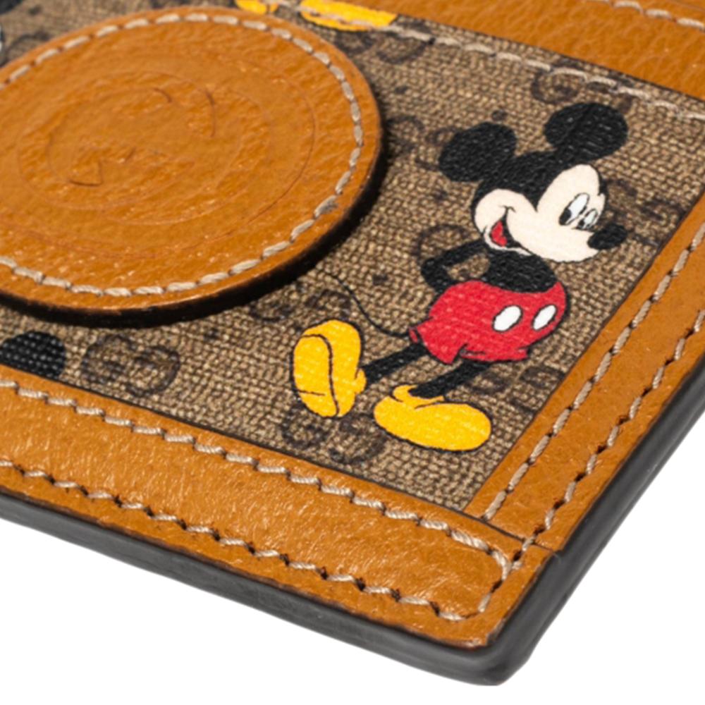 gucci mickey mouse card holder
