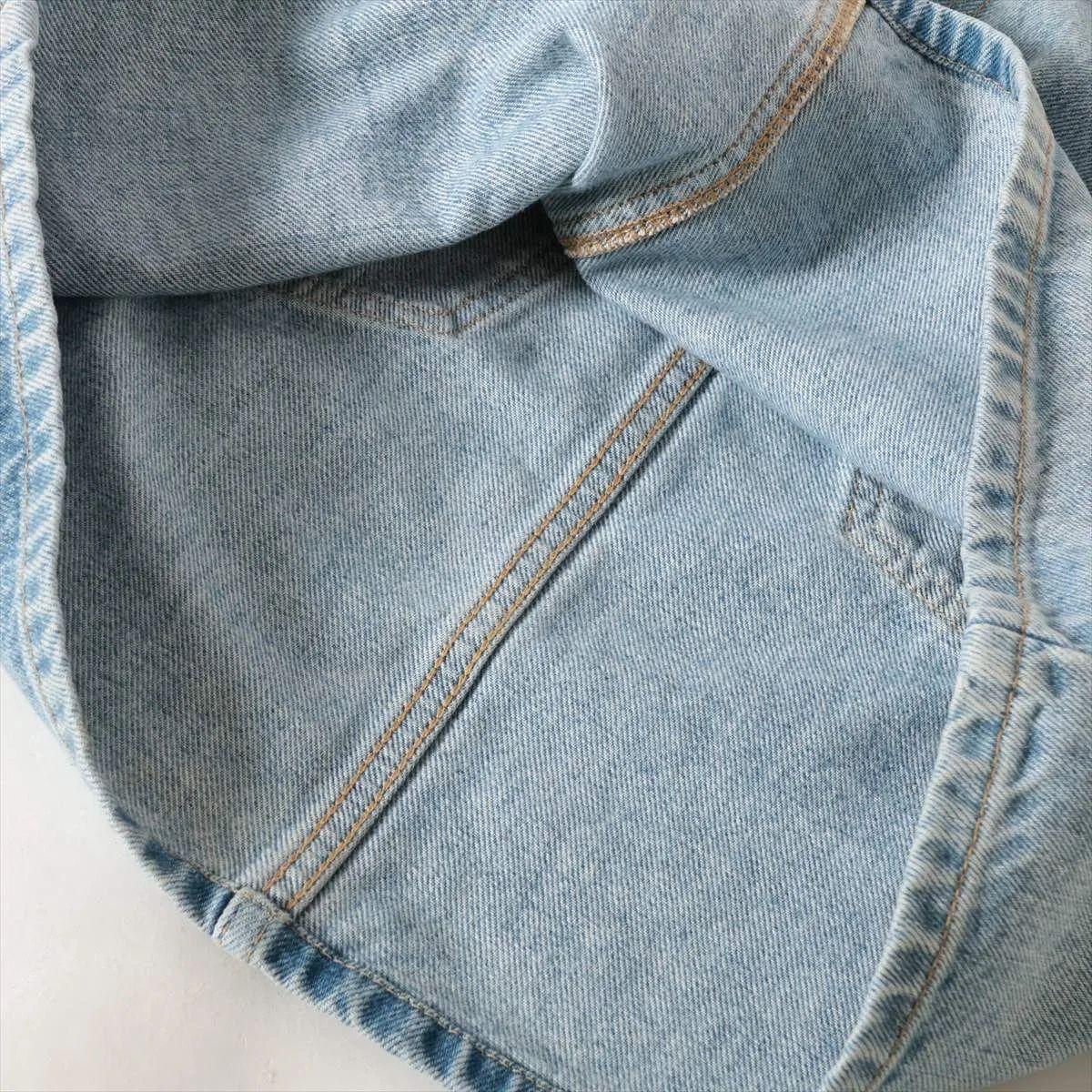 Women's Gucci x Doraemon Cotton Denim Skirt Blue For Sale