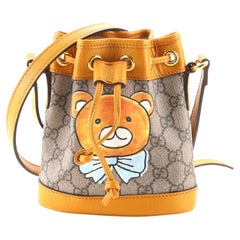 Gucci x EXO-KAI Ophidia Bucket Bag Printed GG Coated Canvas Mini