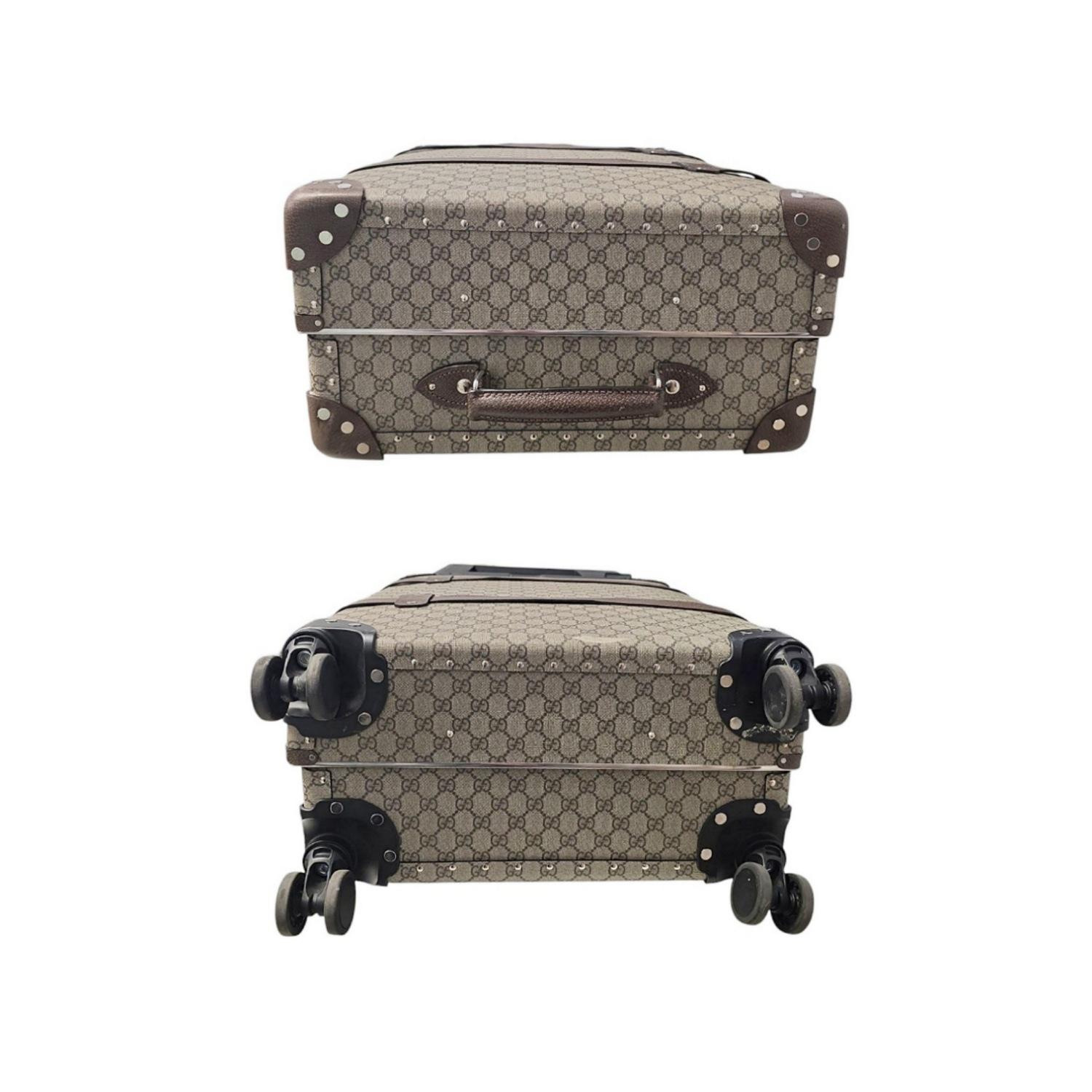 Maleta mediana Gucci X Globe-Trotter GG en Bueno estado para la venta en Scottsdale, AZ