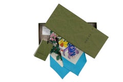 Gucci x Music Silk Turquoise Ascot New