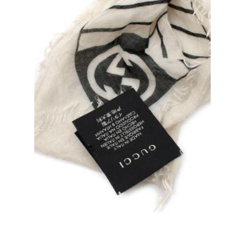 Gucci x New York Yankees Printed Silk Scarf For Sale 2