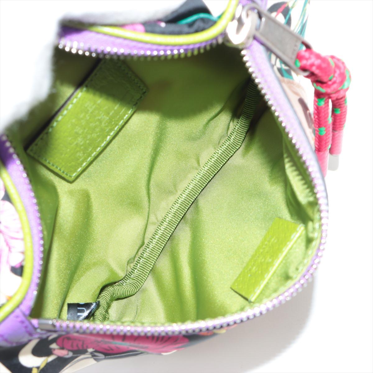 Gucci x North Face Floral Nylon Leather Bumbag Multicolor For Sale 2