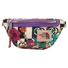 Bumbag Gucci x North Face Floral Nylon Piel Multicolor