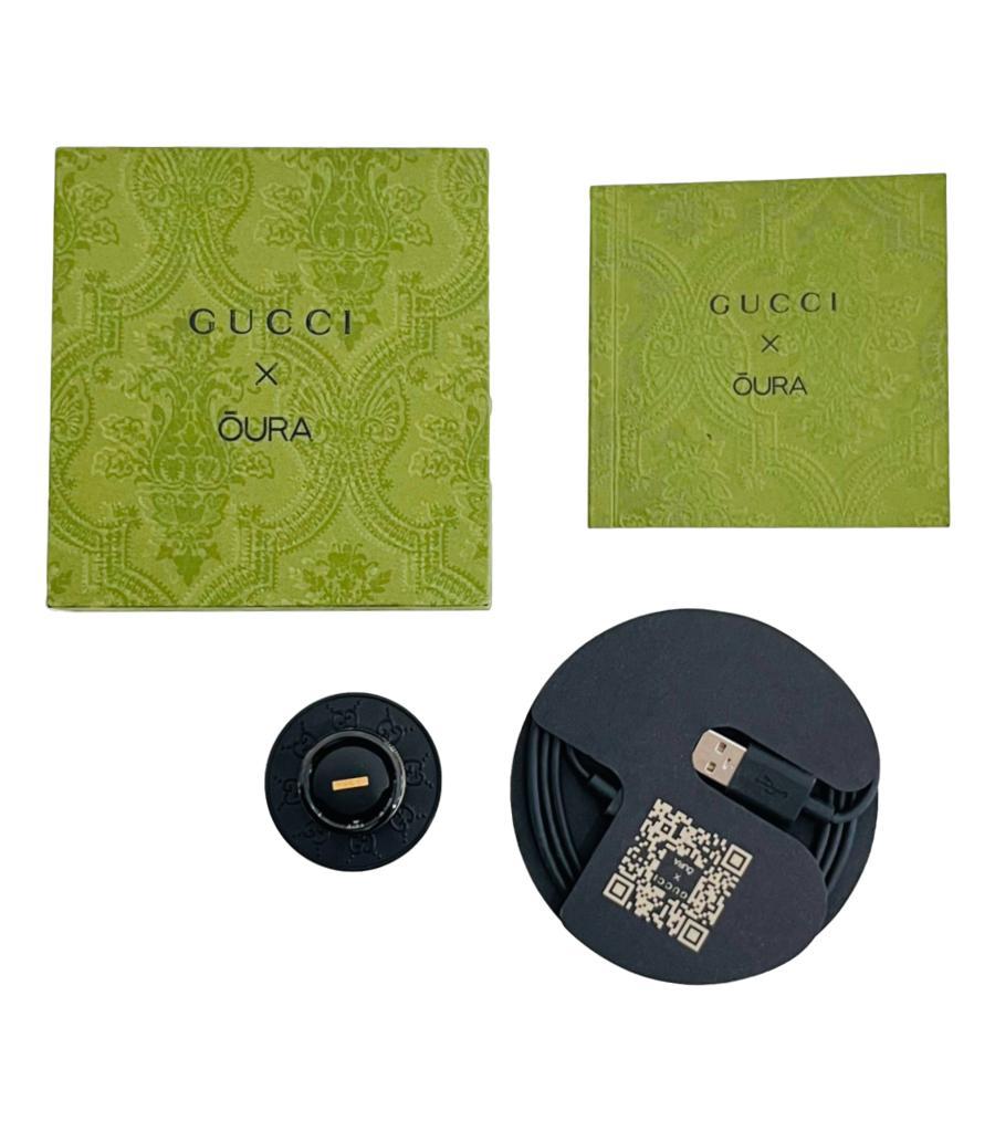 Gucci X Oura GG 18K Gold & Titanium Smart Ring 1