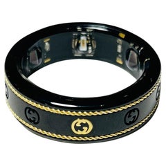 Gucci X Oura GG Smart Ring aus 18 Karat Gold und Titan