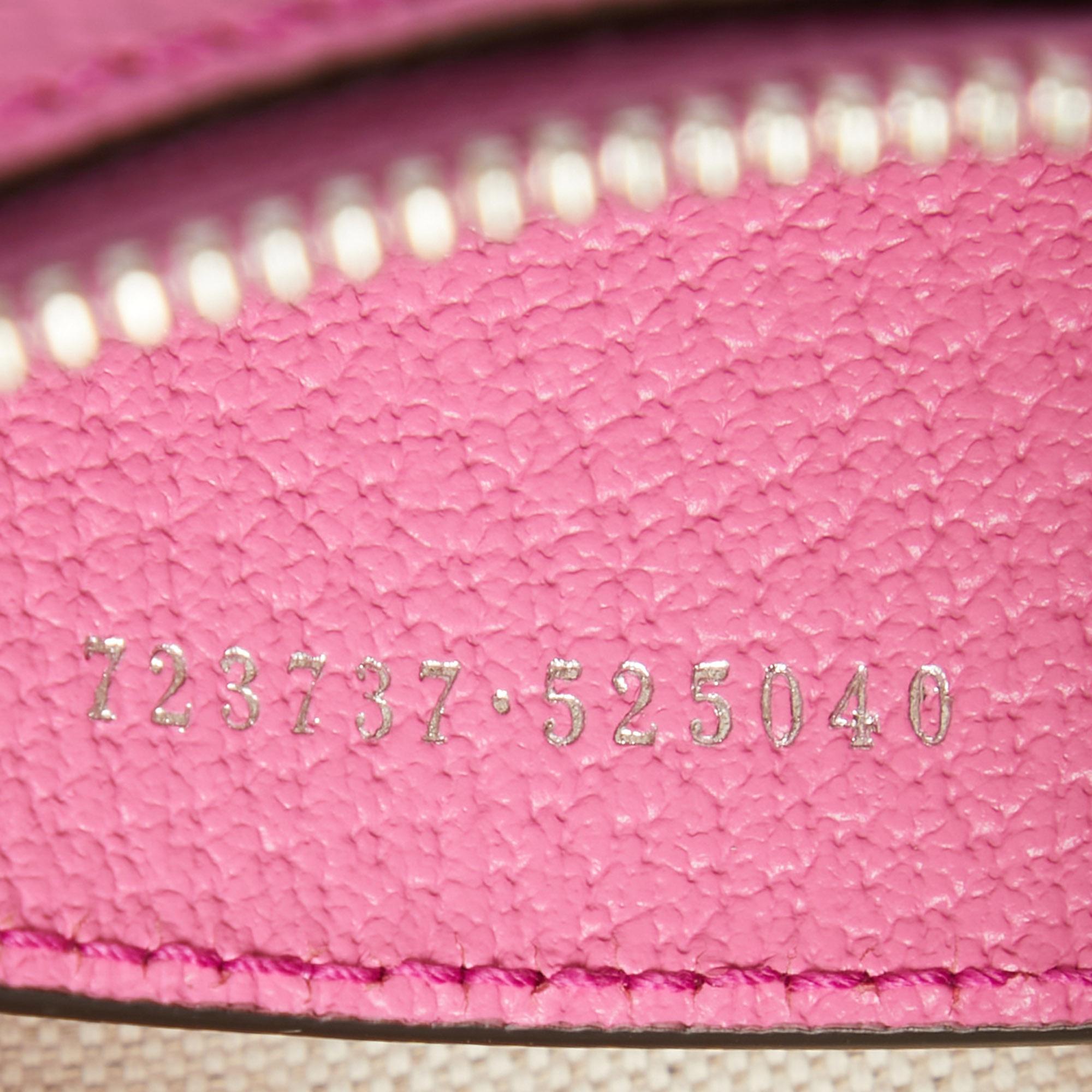 Gucci x Palace Pink GG-P Canvas Half-Moon Mini Bag 4