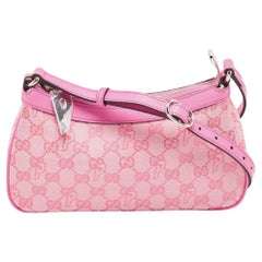 Gucci x Palace Pink GG-P Canvas Half-Moon Mini Bag