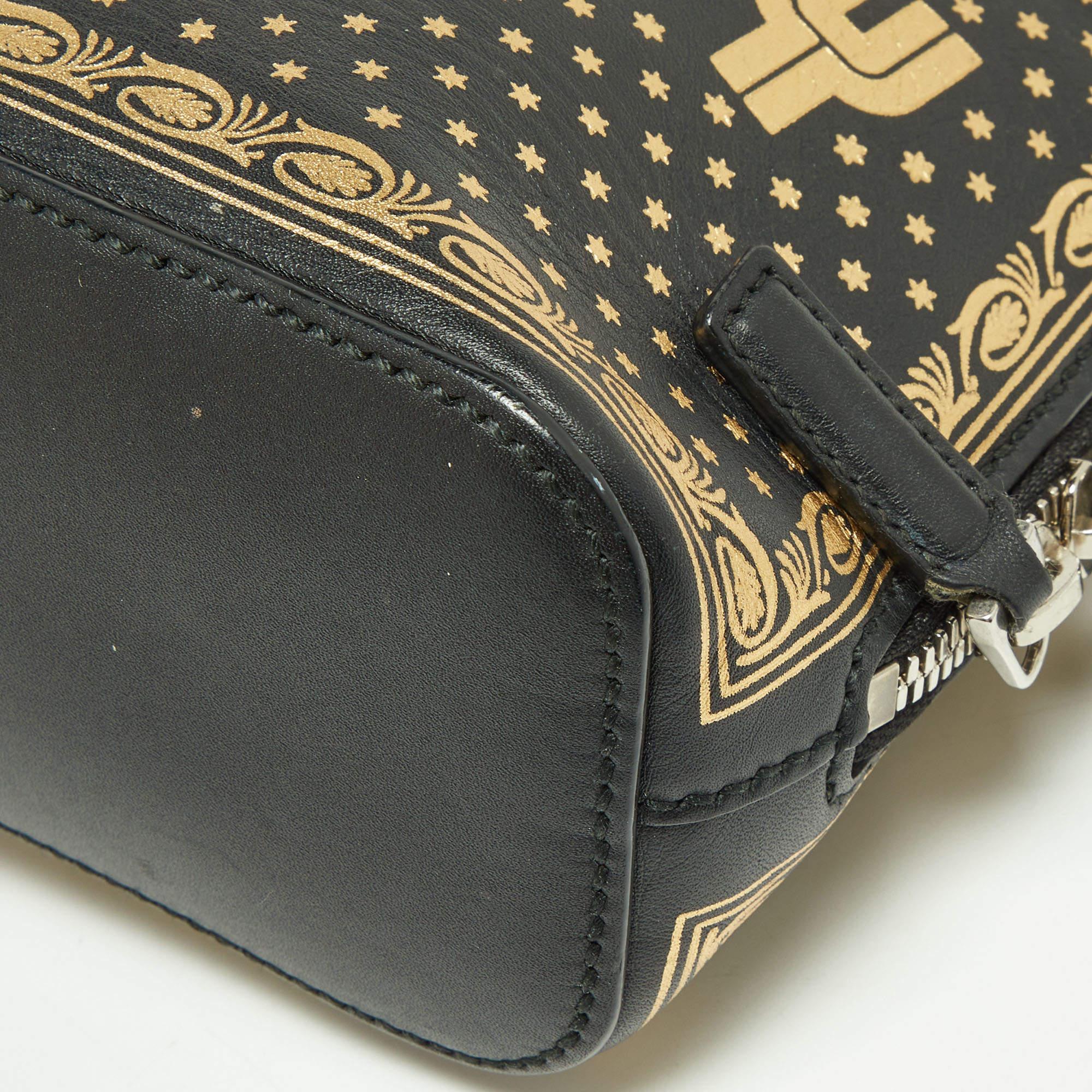 Gucci X Sega Black/Gold Leather Mini GUCCY Star Dome Crossbody Bag 11