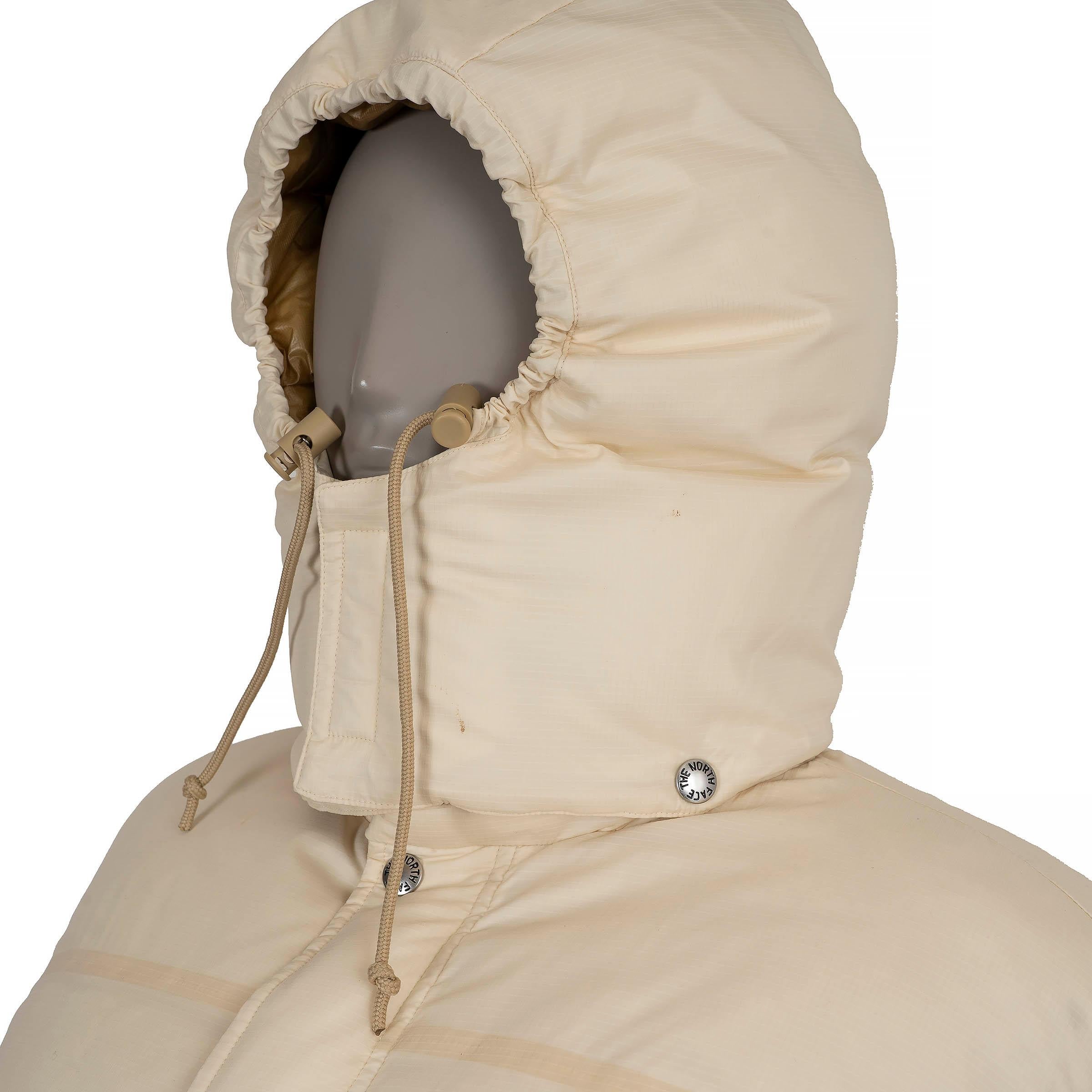 Gucci x THE NORTH FACE - Giacca in nylon crema 2022 CROPPED DOWN PUFFER XXS in vendita 1