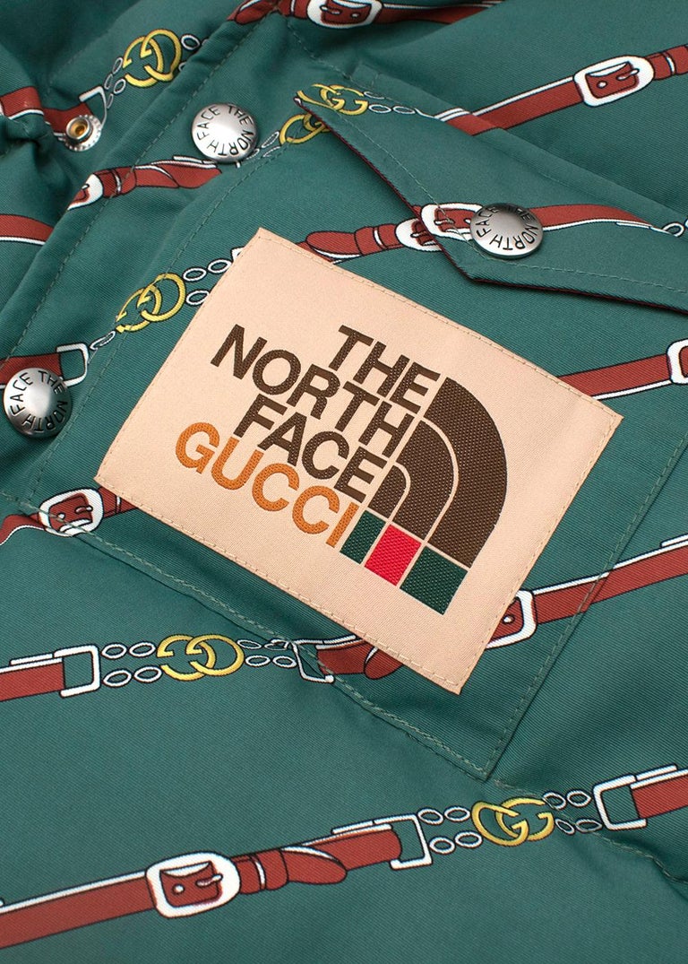 north face gucci bodywarmer