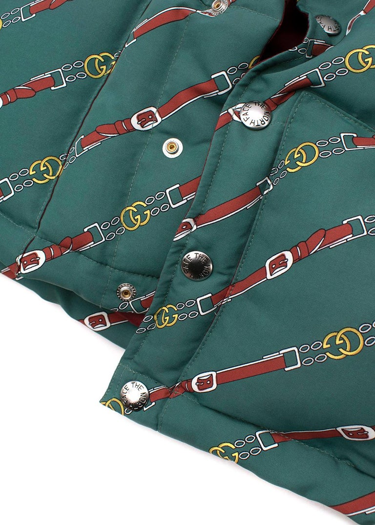 north face gucci bodywarmer