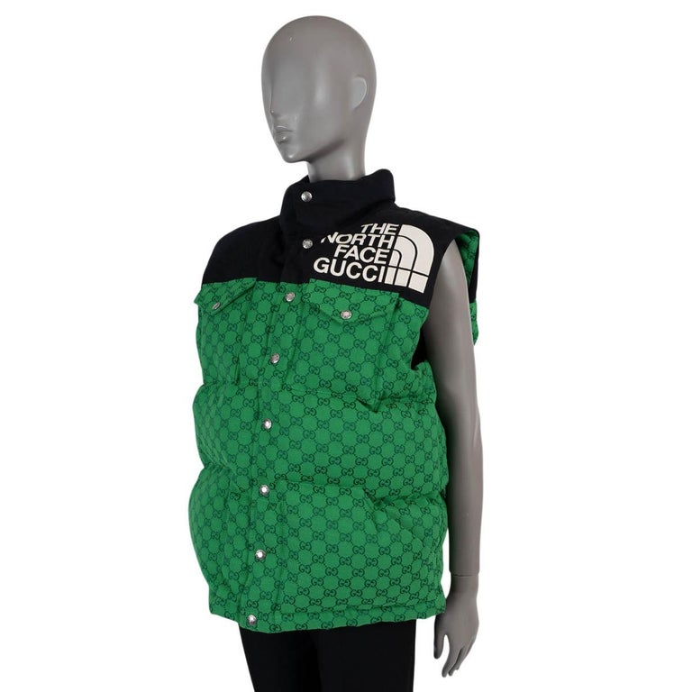 The North Face Gucci Doudoune Verte GUCCI X THE NORTH FACE Vert GG