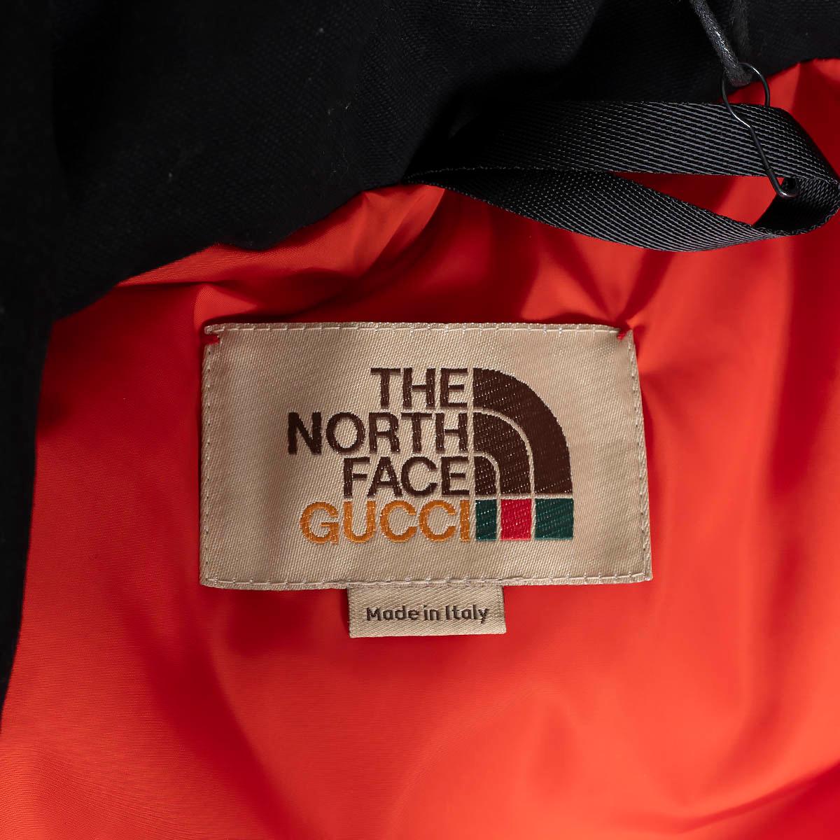 GUCCI x THE NORTH FACE green GG MONOGRAM PUFFER Vest Jacket S For Sale 3