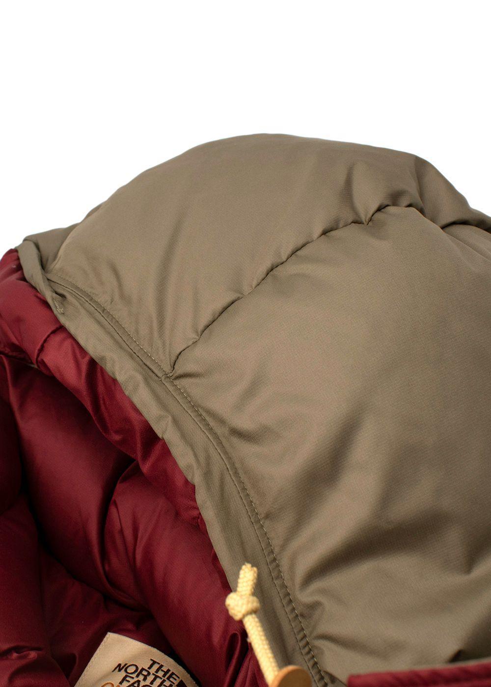 Gucci x The North Face Abrigo de pluma caqui limitado - US 6 en venta 1