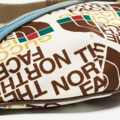Gucci x The North Face Multicolor Printed Nylon Belt Bag