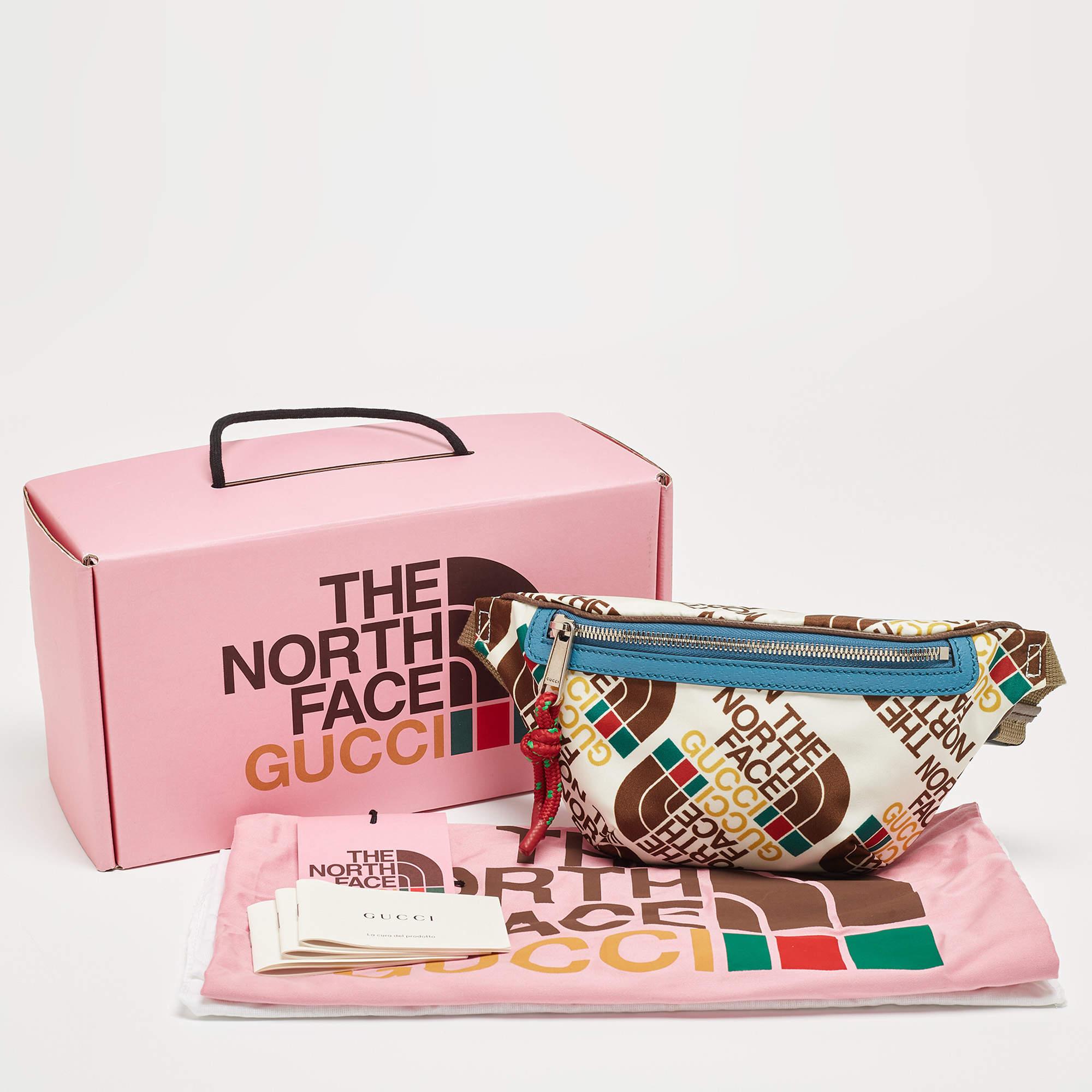 Gucci x The North Face Multicolor Printed Nylon Belt Bag 3